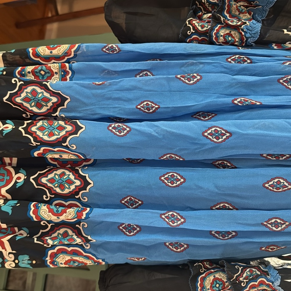 FARM Rio Blue Maxi Dress - Picture 14 of 16